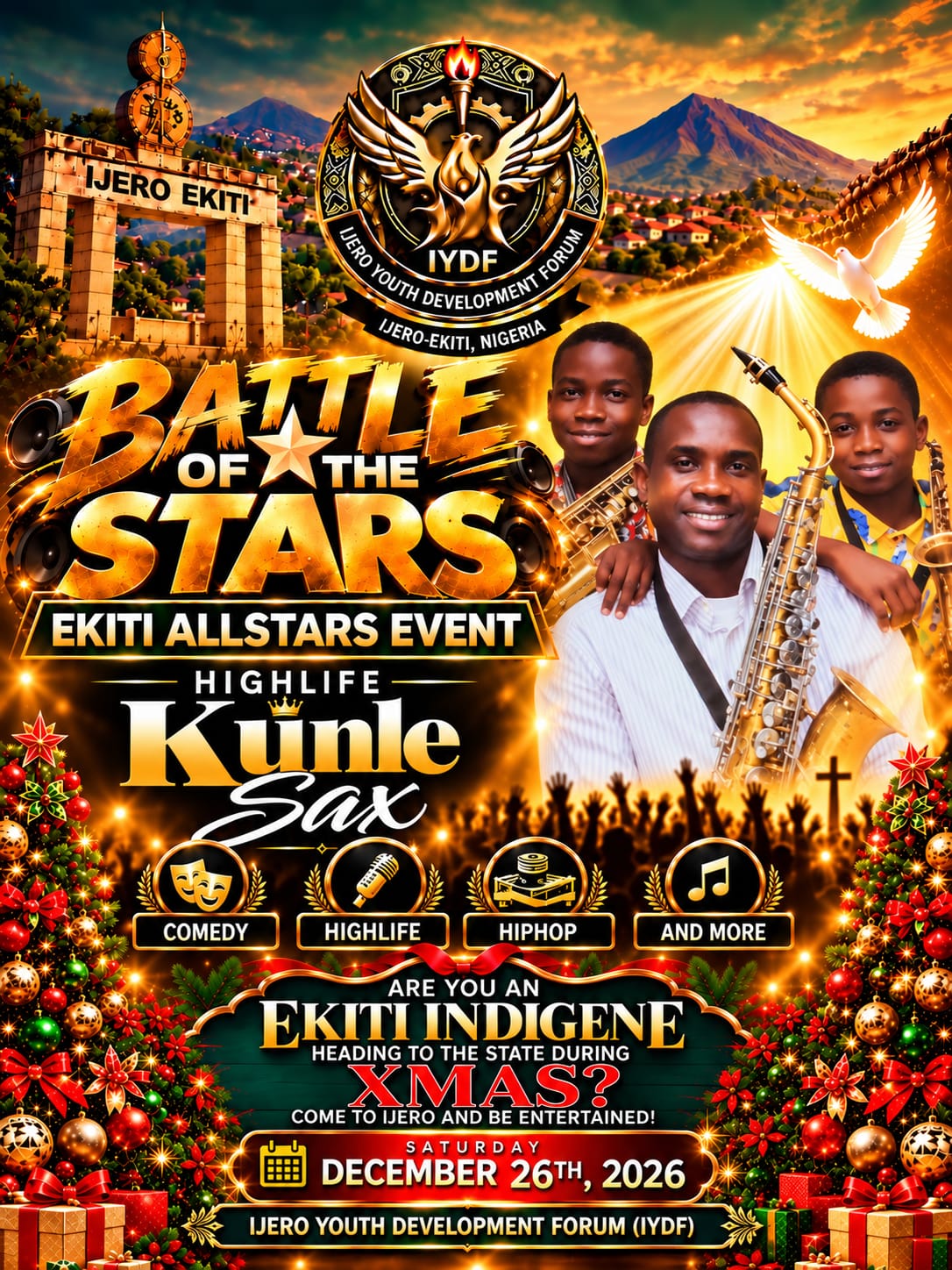 Kunle Sax poster